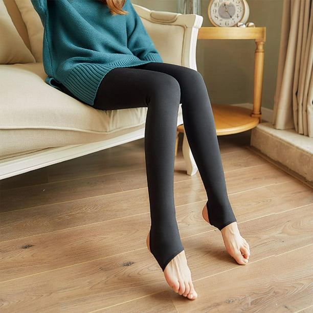 Moda mujer pantimedias polainas medias calcetines pantals pitillo pantals  para otoño Talla única con pies Yuyangstore Pantimedias de mujer