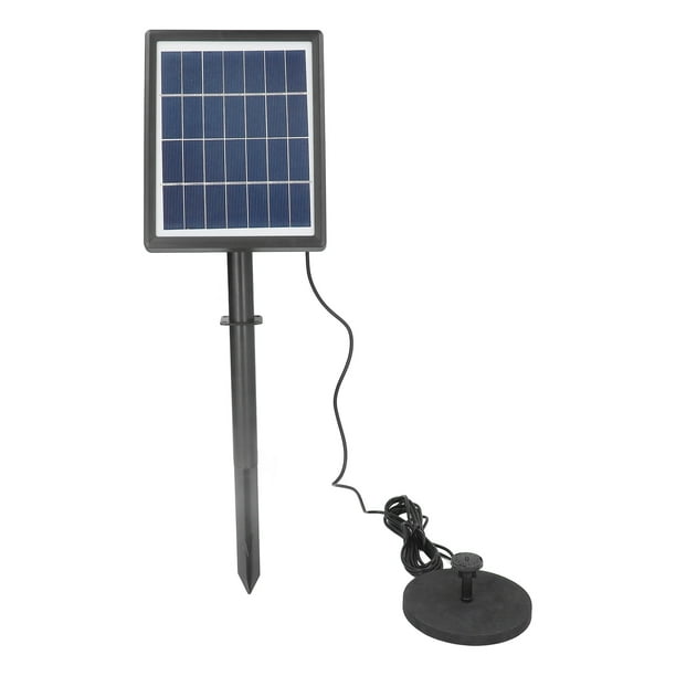 Kit de bomba de agua solar, bomba de fuente solar con panel de 30 W de  potencia para baño de pájaros