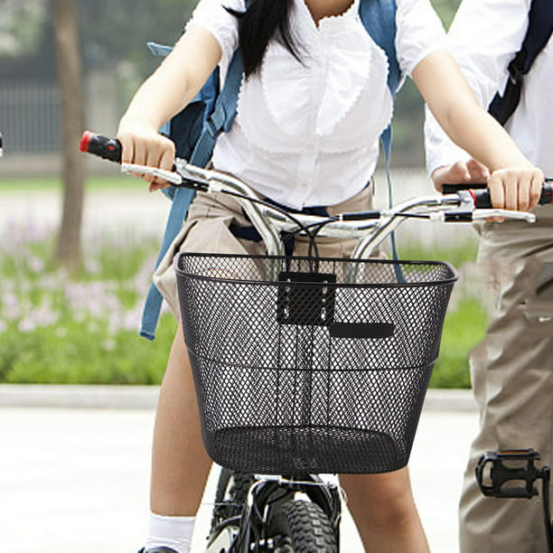 Cesta para bicicletas, estante de carga para bicicleta delantera y trasera,  bolsa de compras, organi shamjiam Cesta de bicicleta