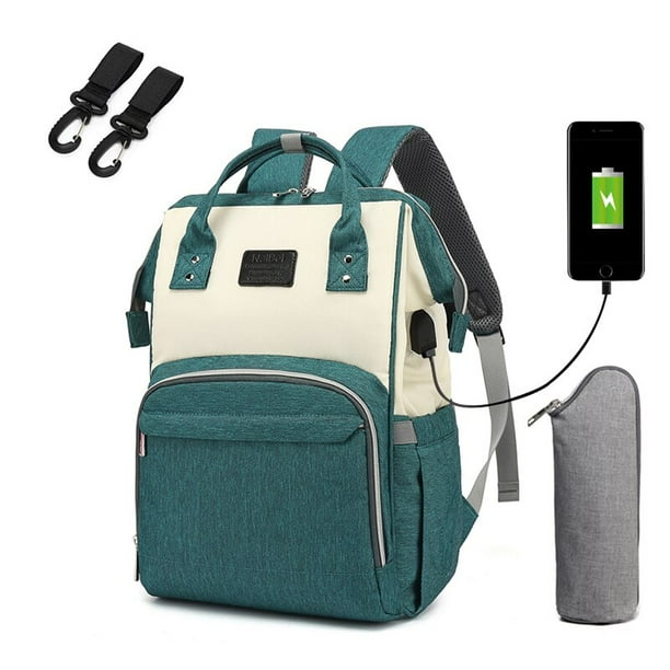 Mochila para pañales, bolsa para bebé de gran capacidad, mochila  multifunción impermeable de viaje, mochila para pañales para cuidado de  bebés