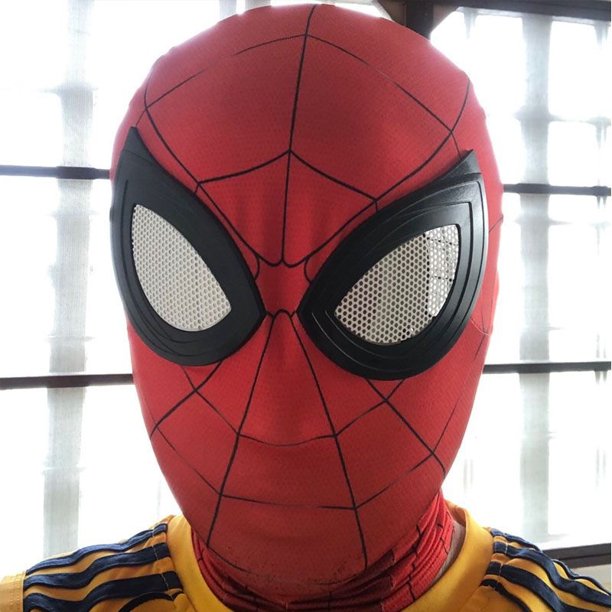 Máscara de héroe de hombre araña