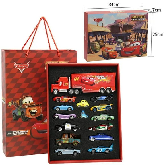 disney pixar cars 3 lightning mcqueen jackson storm mater modelo de coche de metal de aleación para niños regalos de navidad con caja