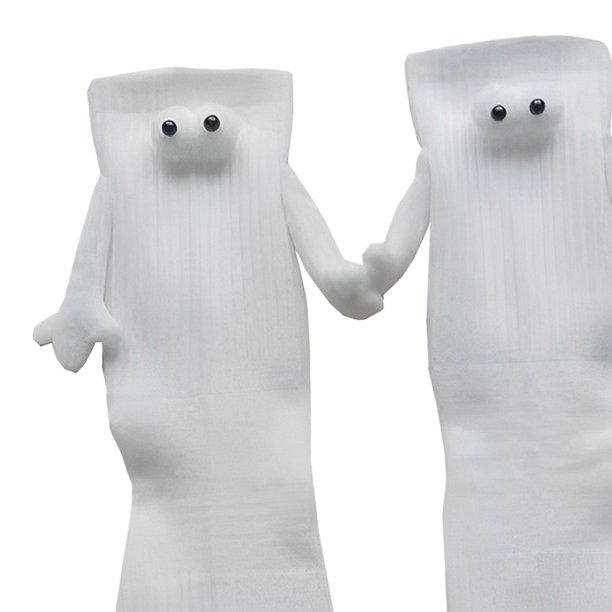 Divertidos calcetines magnéticos de succión 3D para parejas, calcetines  divertidos para mujeres y hombres, unisex, para parejas tomadas de la mano