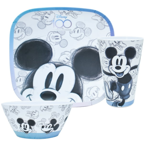 Vajilla Mickey & Minnie Mouse De Porcelana De 12 Piezas