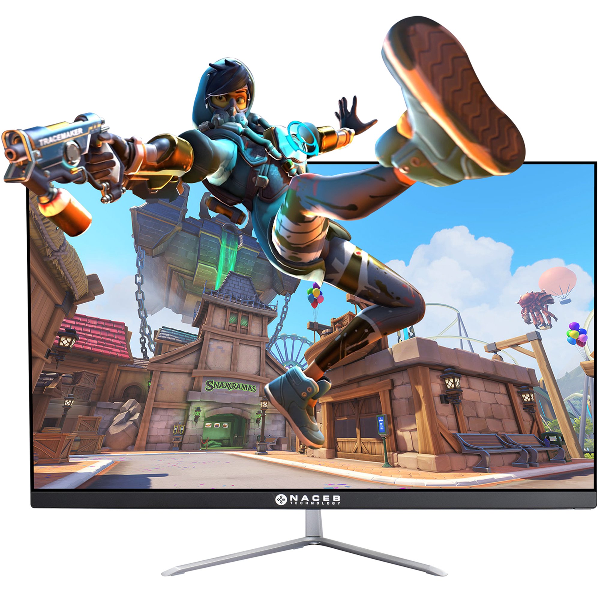 Monitor Gamer 24 NACEB SLIM 1ms 144Hz Full HD HDMI NA-0608 FreeSync Naceb  Technology NA-0608