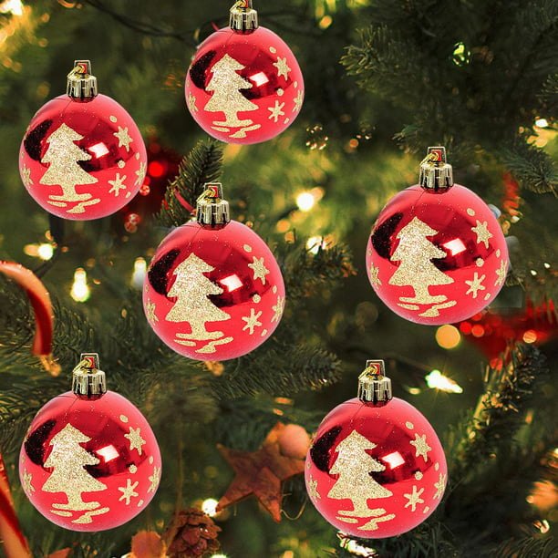 Bolas De Navidad Adornos Colgantes De Plástico Para Decoraciones De De N seitruly HA044211-02 | Bodega en línea