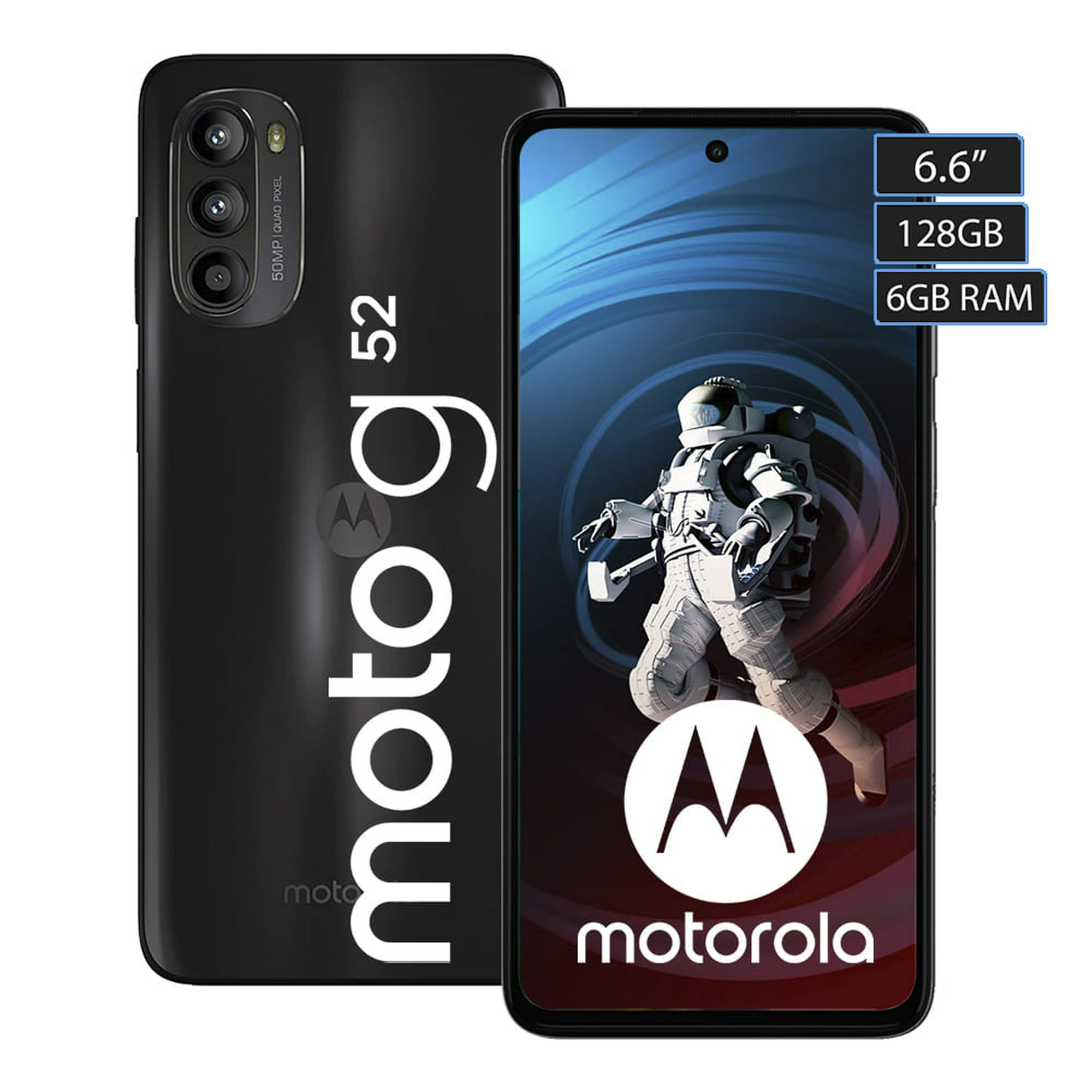 Motorola Moto G52 - Celular 256GB de Memoria, 6GB de RAM, Cámara