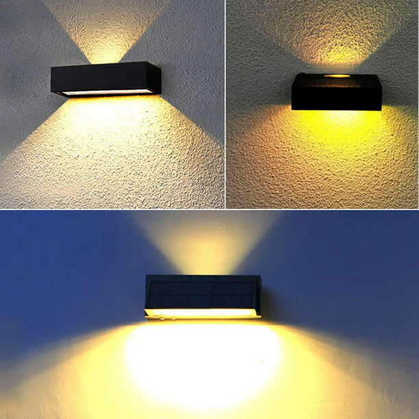 Lámpara de pared LED impermeable, lámpara de pared para exteriores, lámpara  de luces sores que apliques de pared modernos fuera Soledad luz del sensor  de movimiento