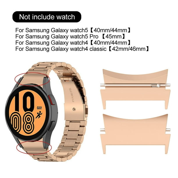 Correa Metal reloj Smartwatch Samsung Galaxy Watch5 Pro 45mm Color Rosa