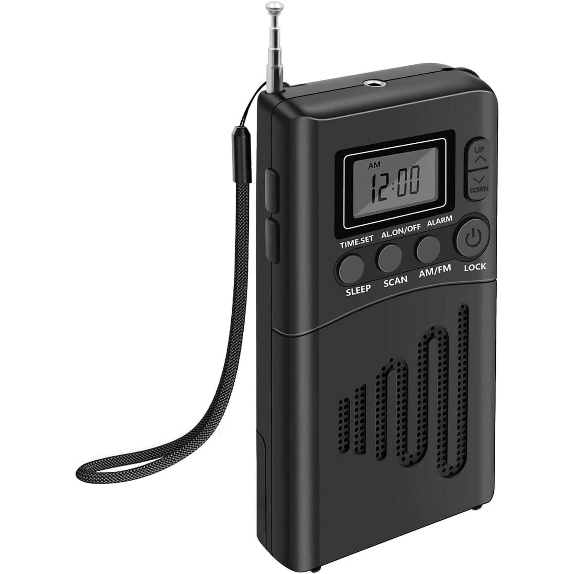 Radio portátil, radio pequeña Fm / am, radio de transistores con excelente  recepción y calidad de sonido / conector para auriculares, fácil de usar,  radio de bolsillo adecuada para