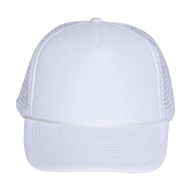 Gorra de malla de verano de Trucker, blanco MCap Sombrero del camionero