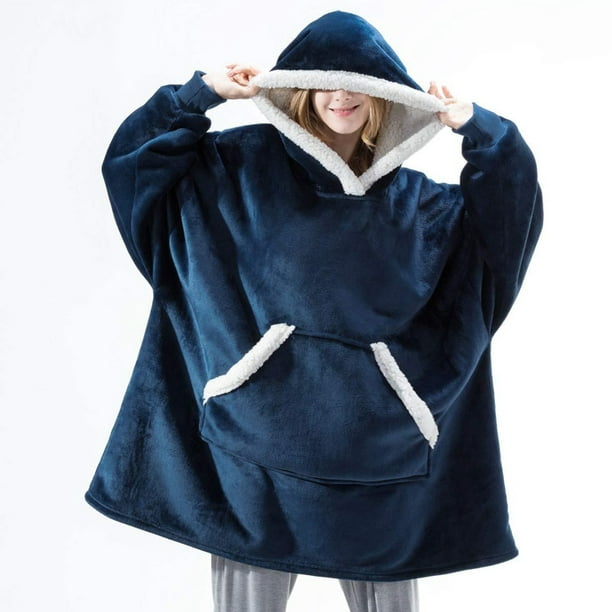 Sudaderas con capucha de invierno para hombre y mujer, sudadera cálida de  gran tamaño, manta gigante Casa de los Tesoros