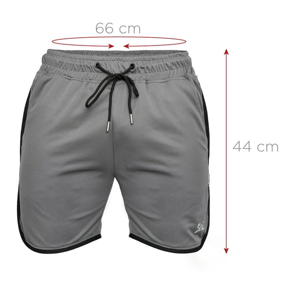 Short Deportivo Hombre Red Baboon Fit Gray Short Deportivo