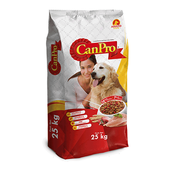 alimento seco para perro adulto canpro 25 kg