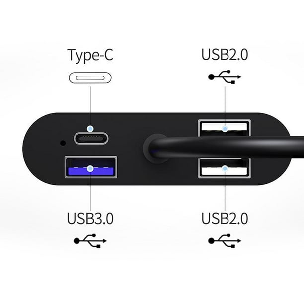 Concentrador USB 3.0 y USB C a USB 3.0 y USB 2.0 con Ranura/TF, Estación de  Acoplamiento, Macarena