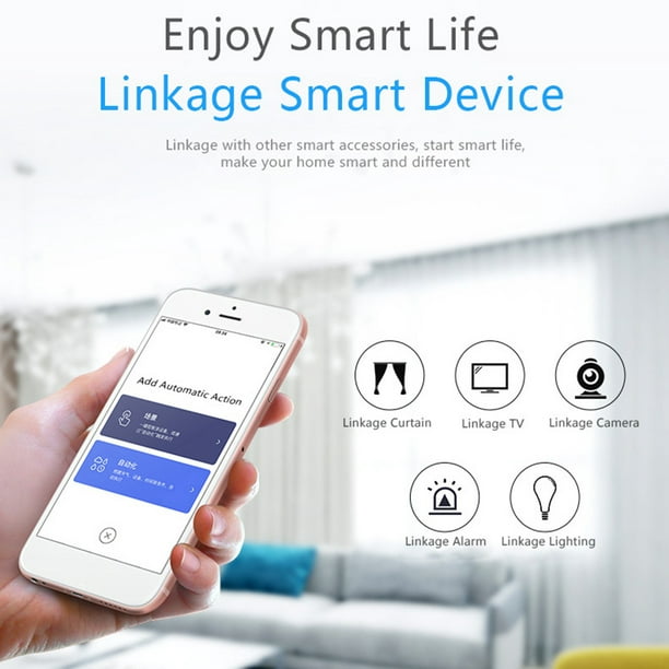 Tuya-Sensor de movimiento inteligente, Detector de movimiento PIR, WIFI,  aplicación Smart Life, inalámbrico, sistema de seguridad para el hogar
