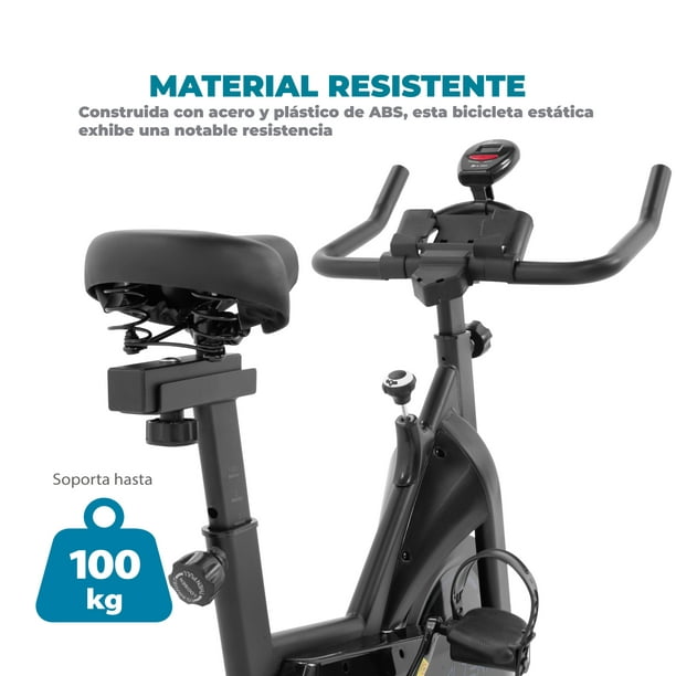 Bicicleta Estática Altera NOIR Spinning C/ Asiento Y Manubrio Ajustable  Capacidad 100 Kg