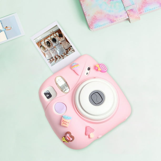 Funda de silicona para cámara instantánea, carcasa blanda para Instax Mini  12 (colorido A) Ndcxsfigh Para estrenar