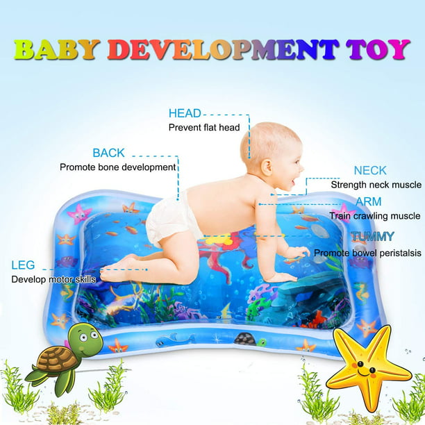 Juguetes para bebés de 0 a 3 a 6 meses, colchoneta inflable para juegos de  agua para bebés recién nacidos, regalos para bebés y niñas de 4, 5, 7, 8, 9  y 12 meses Adepaton WMZL-1336