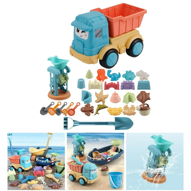 Juguetes para niños pequeños de 2 a 4 años, juguetes de arena de playa de  verano para niños de 2 3 4 años,juguetes de construcción al aire libre
