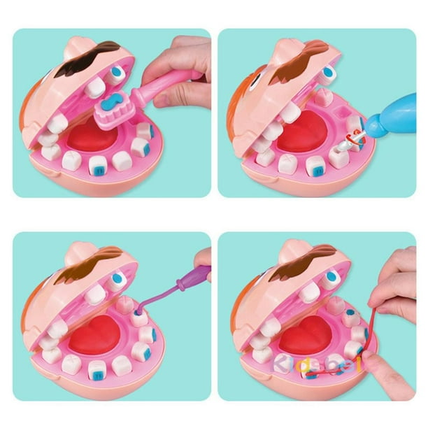 Juguete Didáctico Mini Dentista con Plastilina y Herramientas - Promart