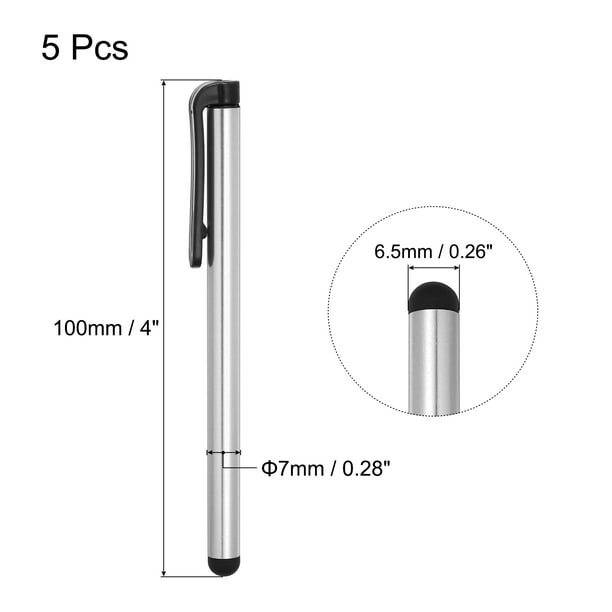 Lápiz Táctil Universal para Pantalla de Tableta de Teléfono Celular Lápiz  Capacitivo Alta Sensibilidad Recambios Reemplazables aleación de Aluminio