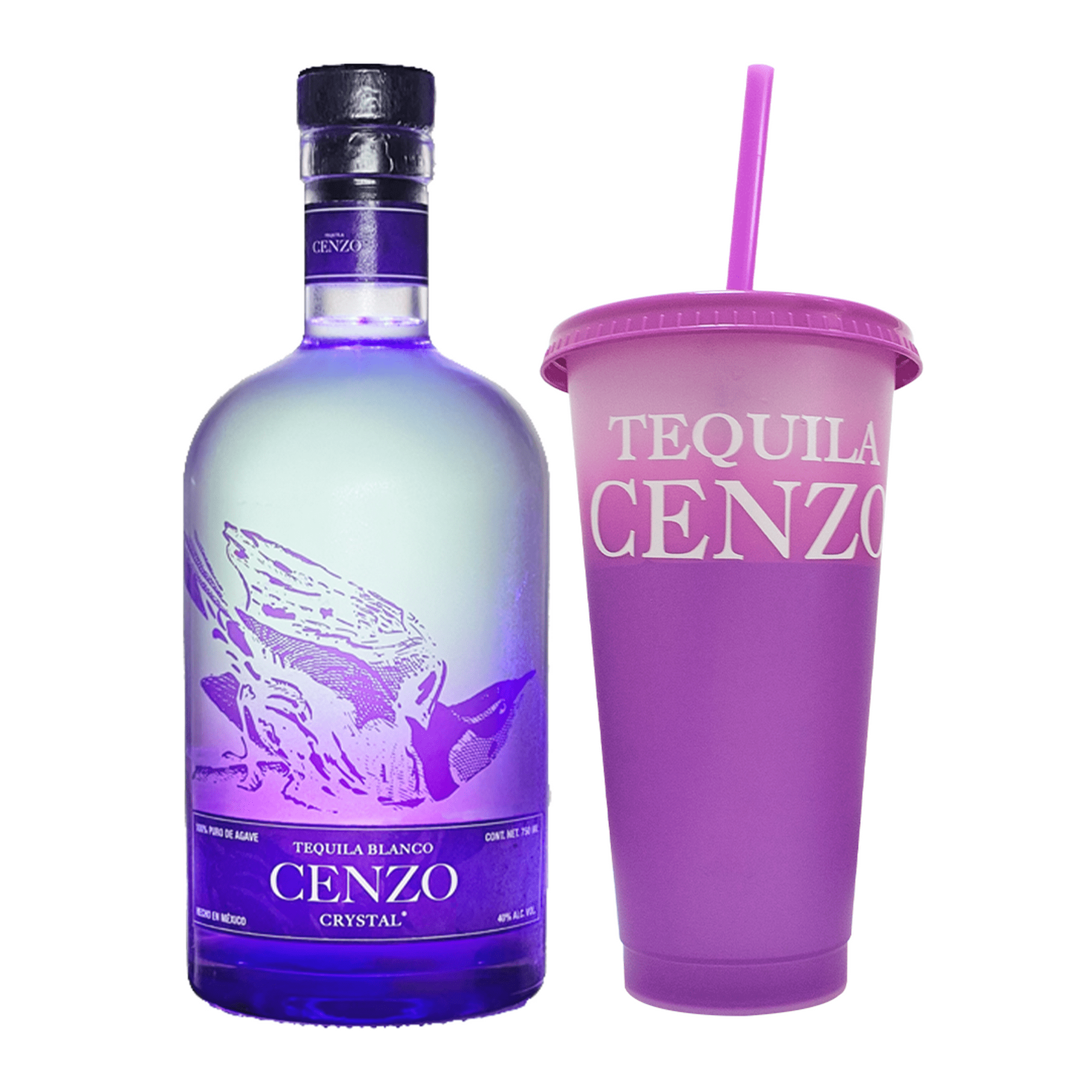 Tequila Cenzo 750ml + Vaso Cenzo | Walmart en línea