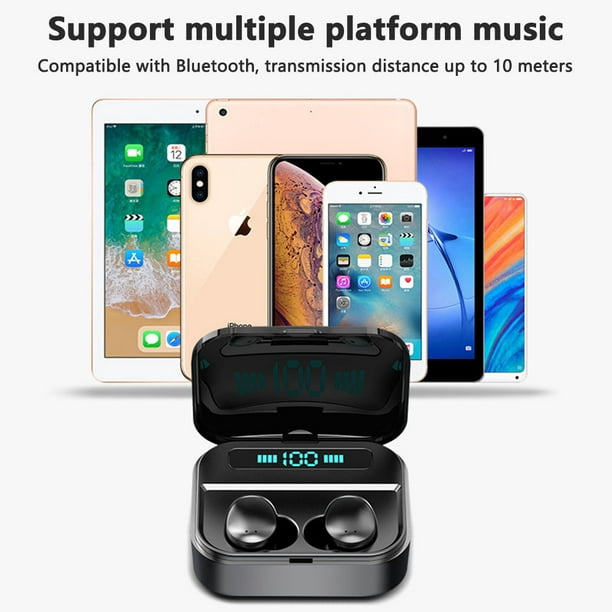 Auricular Bluetooth para Celular, Auricular Bluetooth con Micrófono  Compatible con Teléfonos Android Ofspeizc CZDZ-ZH35