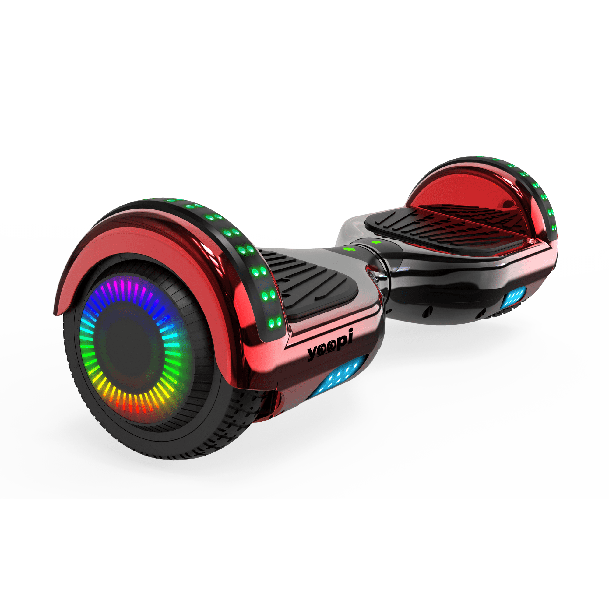 Hoverboard patineta eléctrica yoopi wheels hb02 bluetooth mochila incluida dragon metálico