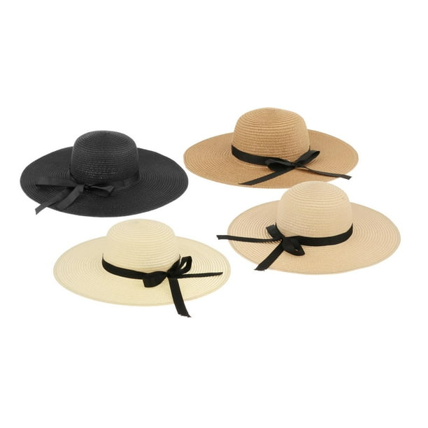 Sombreros de paja unisex Sombreros para el sol de Panamá Visera para el sol  Protección de moda Pya Boho Sombrero para el sol de para , beige 2 Soledad  Sombrero Ala Ancha