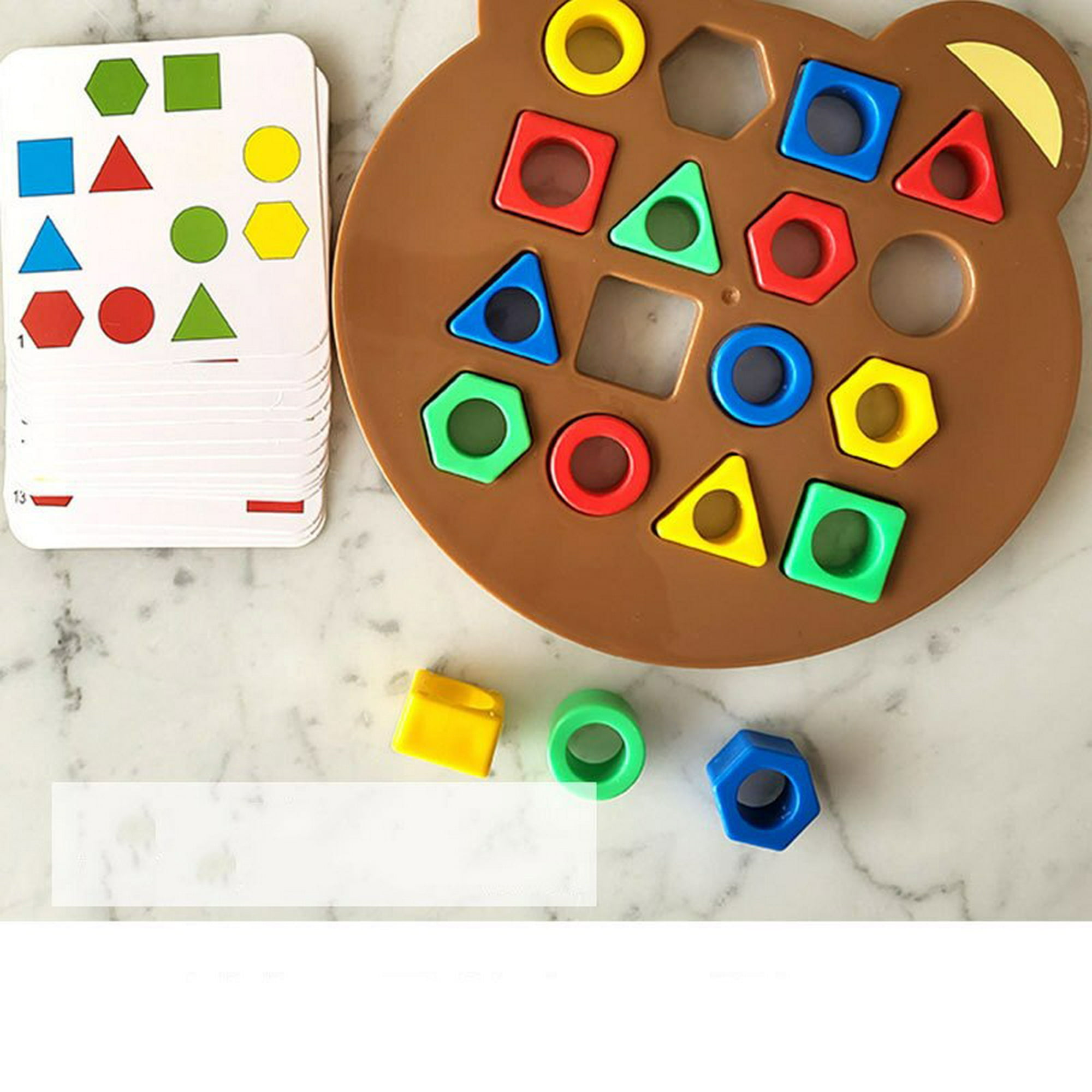 Juguetes de madera Montessori para bebé, puzles de aprendizaje temprano, juegos  educativos para niños, 1, 2 y 3 años Fivean unisex