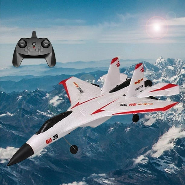 Simución 2.4G Avión de control remoto Juguete al aire libre con Gyro RC Pne  Glider para Regalos de S Baoblaze Avión RC