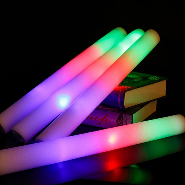 Barras luminosas LED de colores RGB, tubo de espuma para animación