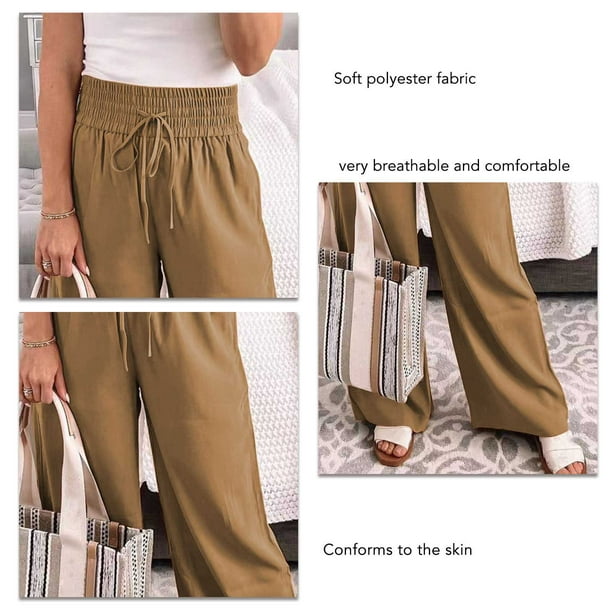  Pantalones de cintura alta para mujer, pantalones de