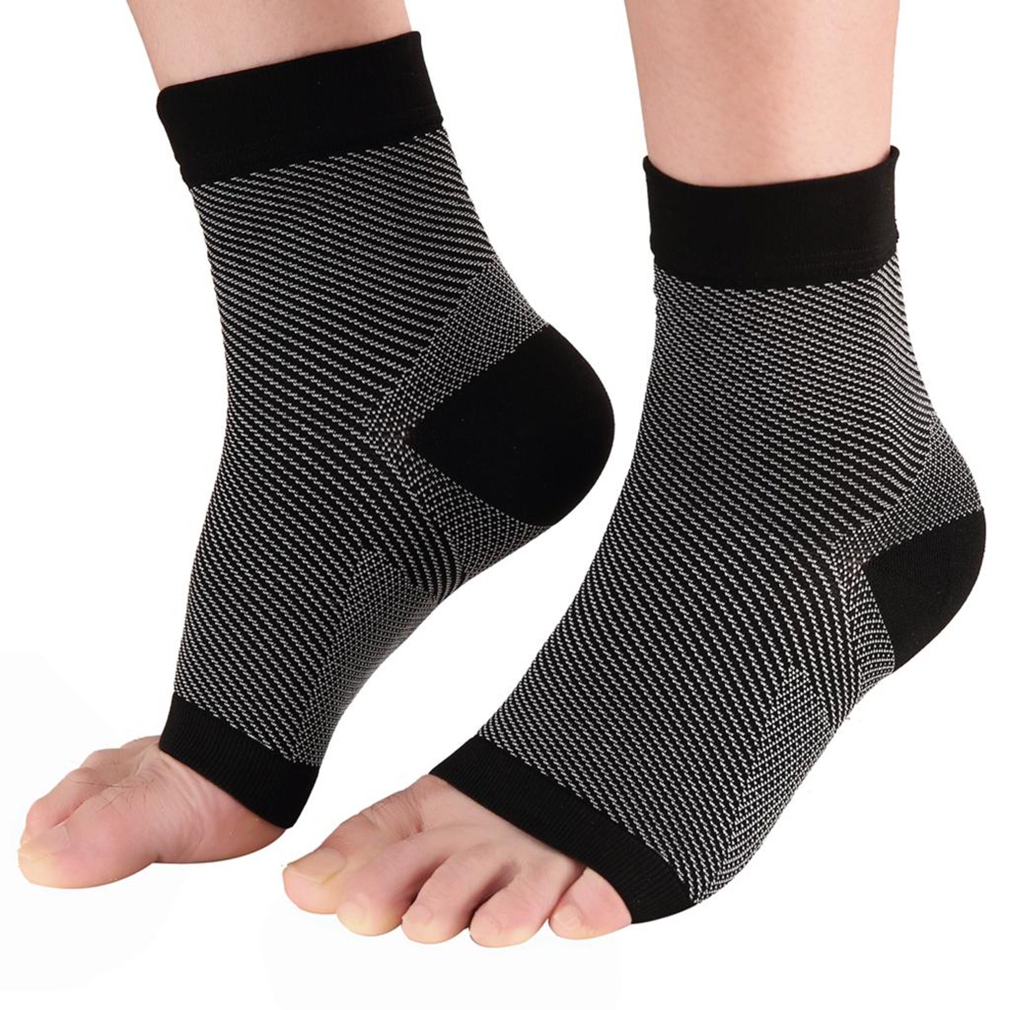 1 Par Medias Calcetines Para Fascitis Plantar Hombre Mujer