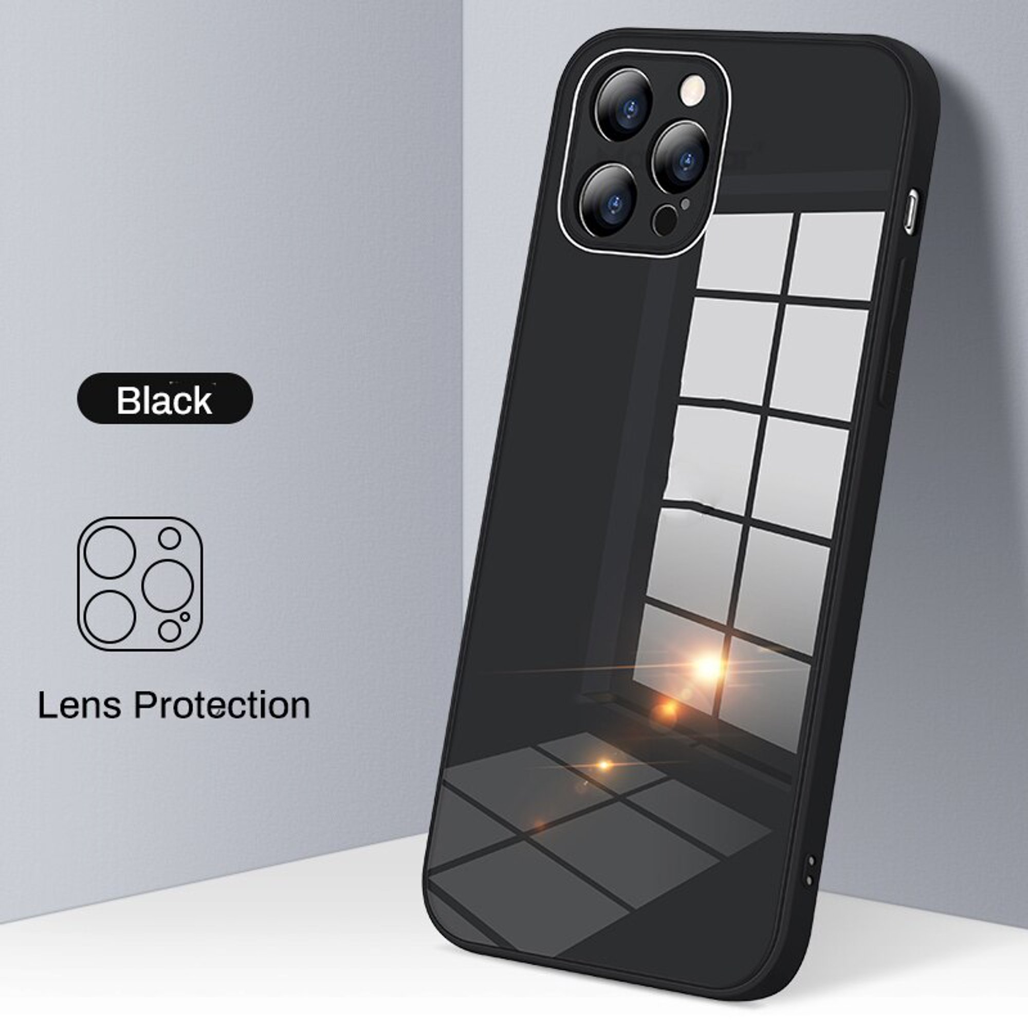 Cristal protector de teléfono para iPhone 11 12 Pro Max SE 2020, funda  protectora de pantalla para iPhone 7 8 Plus 6 6S Plus 5S, vidrio templado  Tan Jianjun unisex