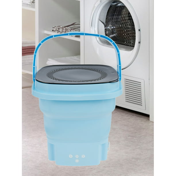 Lavadora portátil, mini combo de lavadora y secadora plegable, con pequeña  cesta de drenaje plegable para ropa interior, calcetines, ropa de bebé