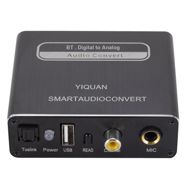 BT5.0 Convertidor de audio digital a analógico Digital óptico coaxial BT