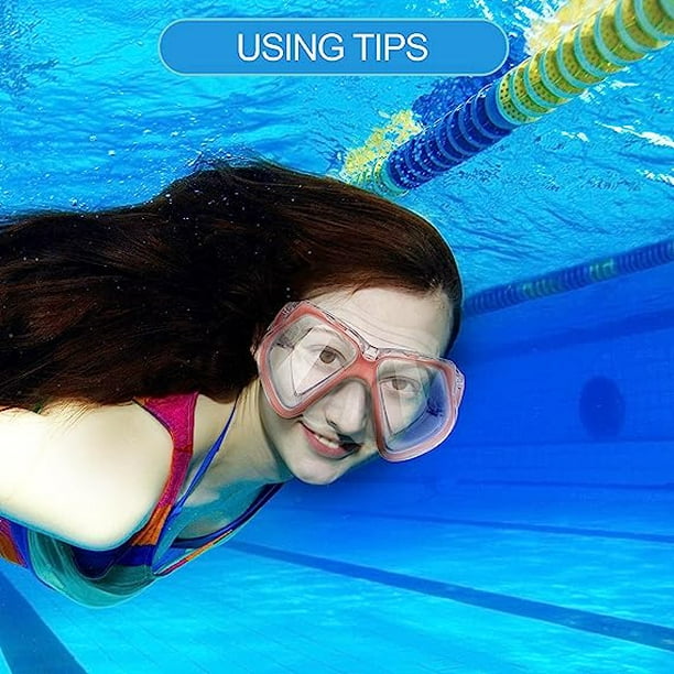 2 uds. Gafas de buceo para nadar, máscara de natación, gafas de natación  subacuática, gafas de nariz para adultos y jóvenes