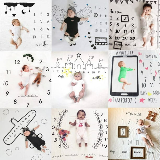 Manta para bebé Mamas Love 1-12 meses para fotografía