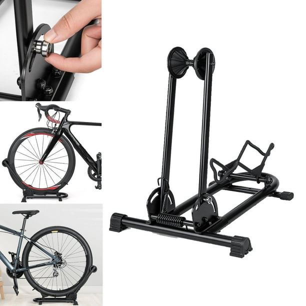 Soporte de suelo para bicicleta, soporte de estacionamiento de bicicleta  independiente, portátil para garaje y apartamento, soporte de  almacenamiento