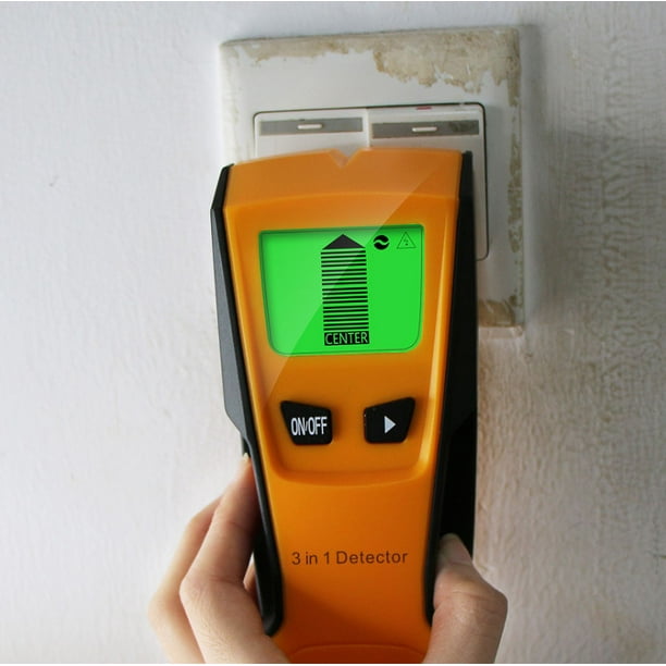 Detector de pared tres en uno, detector de metales de pared, cable de  alimentación, etc. con función de detección de metales Detector de metales  de pared Rojo Verde