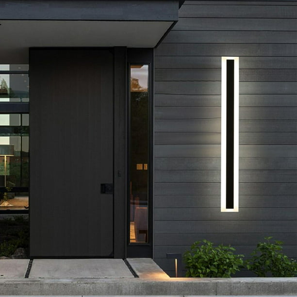 Lámparas de pared LED para exteriores, Barra de luz de pared larga