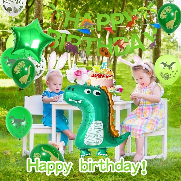 Globo cumpleaños, decoracion cumpleaños 3 años, globo 3 cumpleaños,  decoracion cumpleaños niño 3 dinosaurio, dino globo 3 cumpleaños,  decoracion 3 cumpleaños, decoracion dinosaurio niño JFHHH pequeña