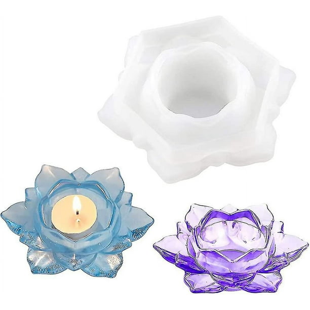 Molde triple silicona para porta velas o macetas – La Purpurina