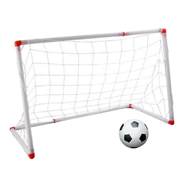 Portería de fútbol-Red de fútbol pelota de fútbol inflable con bomba-Bolsa  de transporte-portátil- de entrenamiento de fútbol para 120cm Macarena  portería de fútbol plegable