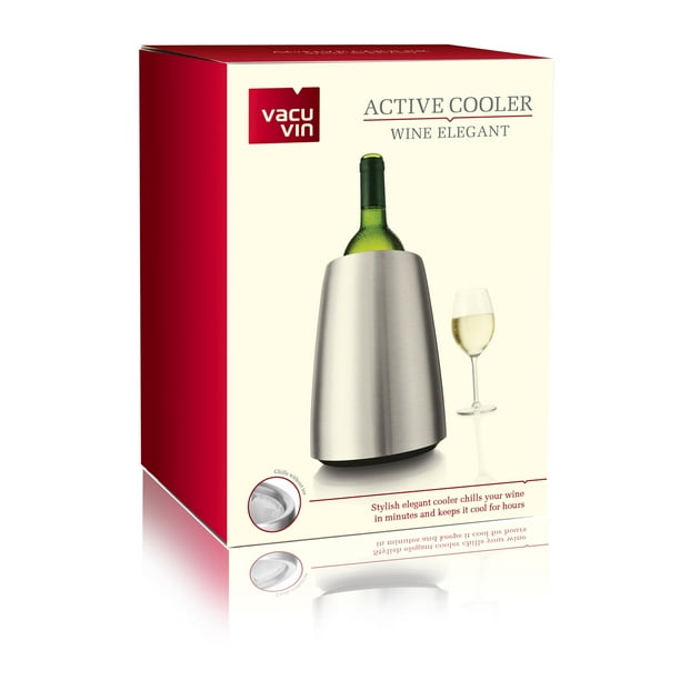 Enfriador Activo de Botellas Elegante Silver Vacu Vin Vacu Vin 3649360