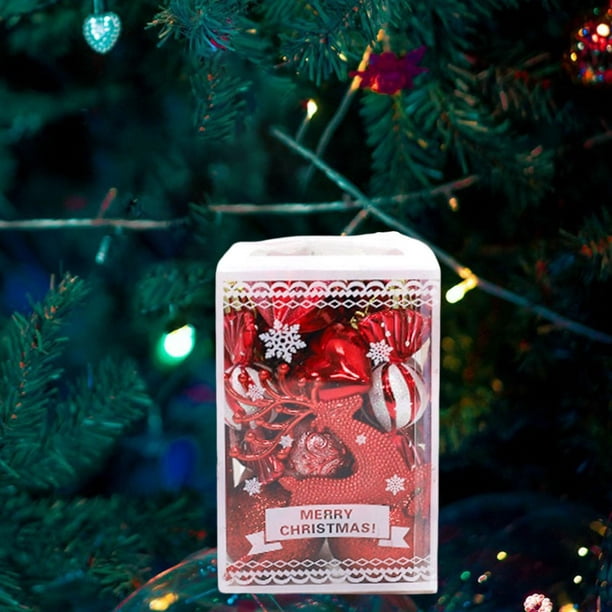 22x Colgantes inastillables Adornos de Navidad Decoración Elk Bolas de Festiva Soledad Colgantes Bolas | Walmart en línea