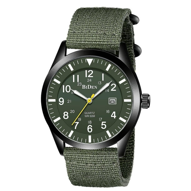 Relojes de hombre Relojes militares Para hombres Reloj militar del ejército  Analógico Cuarzo impermeable Relojes de pulsera para hombres Fecha