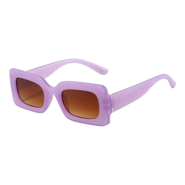 gafas lentes espejuelos de sol para mujer rectangulares moda